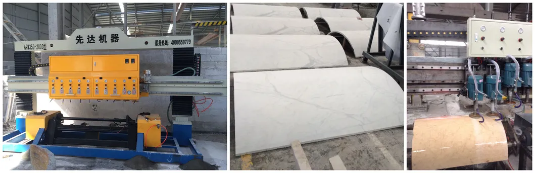 PLC/Circular Hollow Column Processing Machine Slab Polishing Machine Apm-350-2000-10/Xianda Machinery
