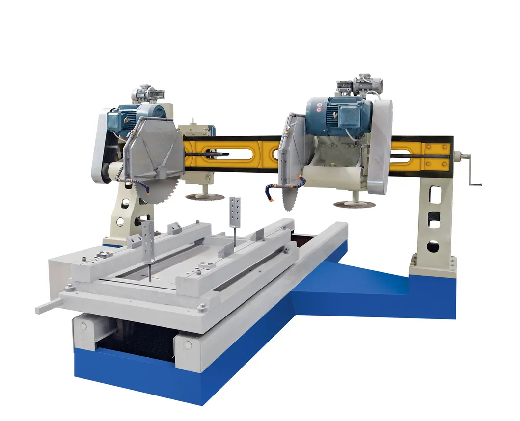 Stone Cutting Machine with Four Blade for Column Processing