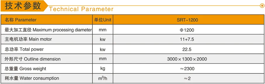 Stone Round Table Cutting Machine