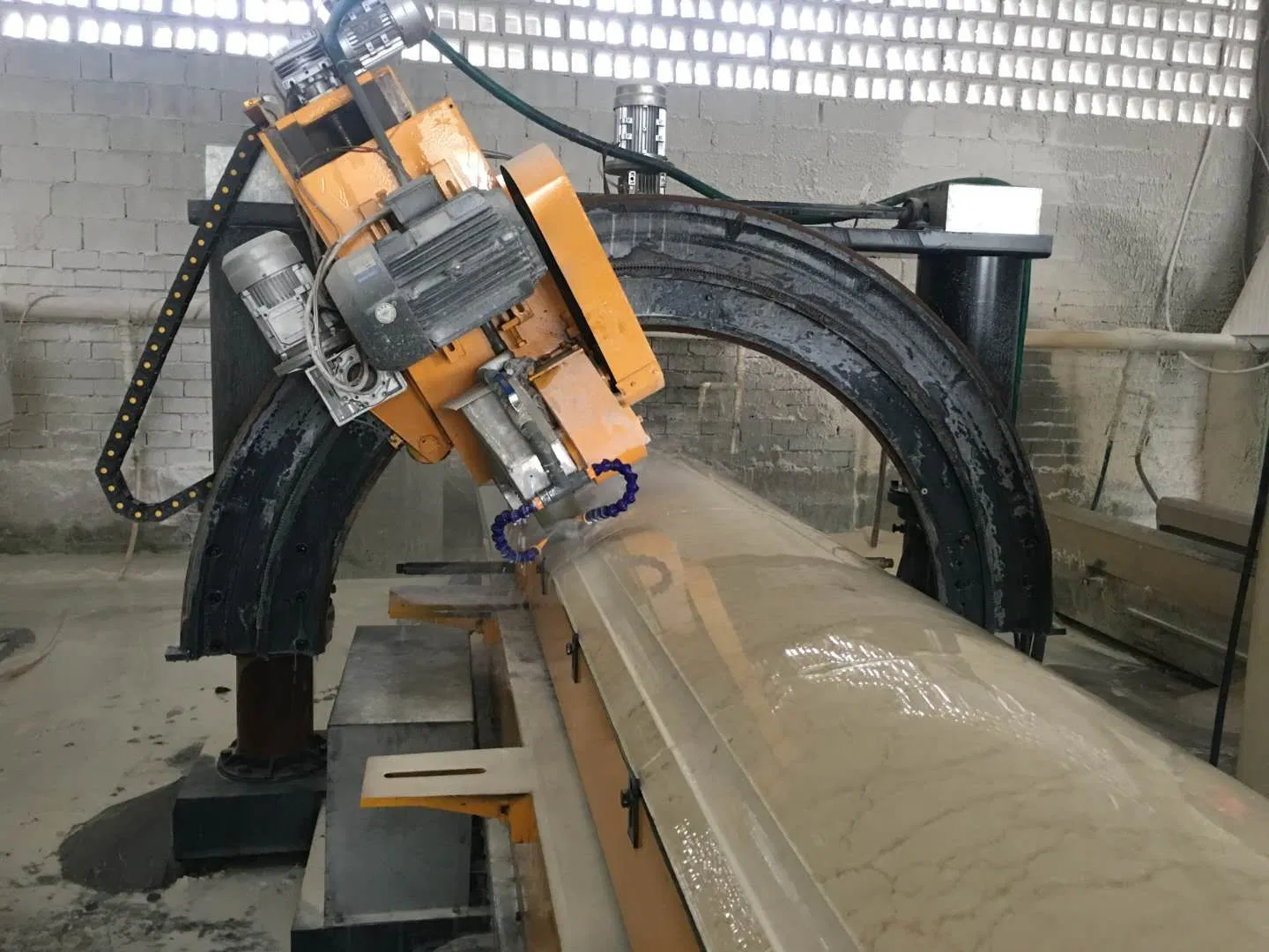 Xianda Automatic Roman Column Slot Cutting Machine