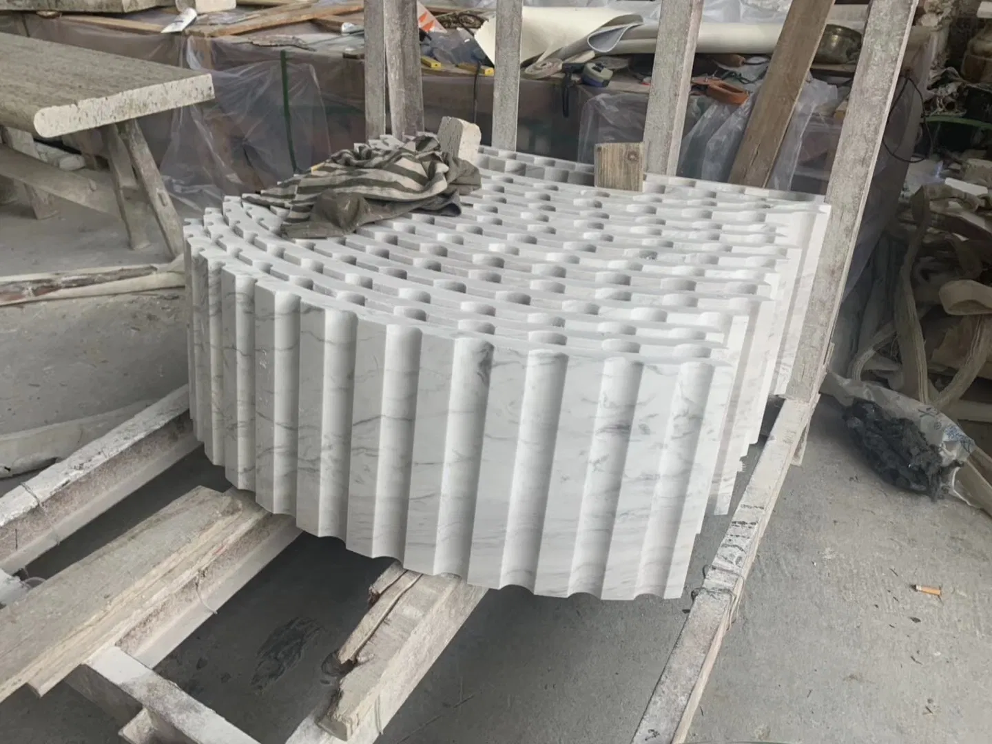 Xianda Automatic Roman Column Slot Cutting Machine