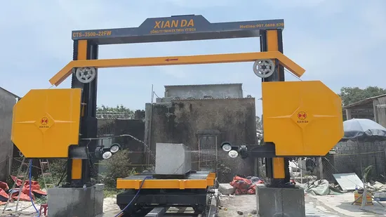 Xianda Four Wheels CNC Diamond Wire Saw Machine