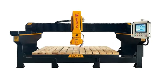 Italy Software 5 Axis CNC Granite Marble Tile Cutter Stone Cutting and Sink Cutting Millling Engraving Bridge Saw Machine in America