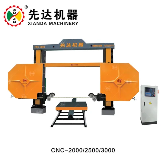 Diamond Wire Saw Cutting Machine Stone Machinery CNC-2000 4 Axis CNC Diamond Wire Saw for Stone Slide