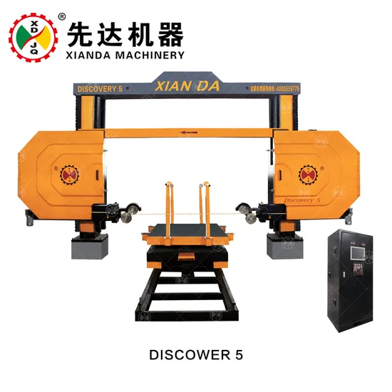 Discovery 5 Axis CNC Diamond Stone Wire Saw Machine