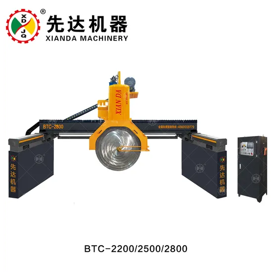 Bridge Multiblade Block Cutter Granite Marble Block Cutting Machinery