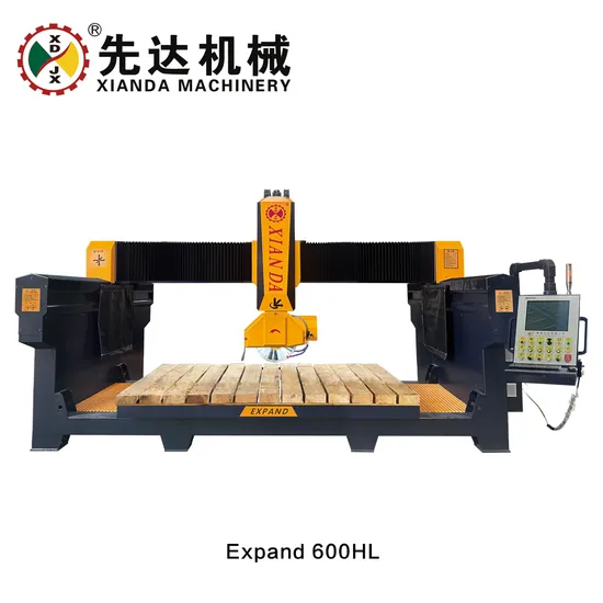 Premium 4 Axis CNC Bridge Stone Cutting Machine, Specially Designed for Slabs