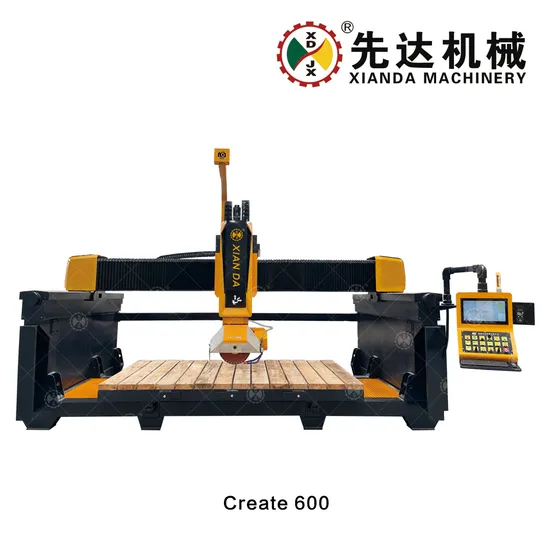 High-Precision 5-Axis Bridge-Type CNC Cutting Machine for Complex Stone Fabrication