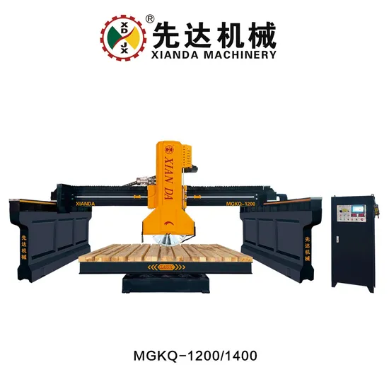 Four Column Medium Block Cutting Machine for Cutting Thick Granite Marble Slabs Curbstone