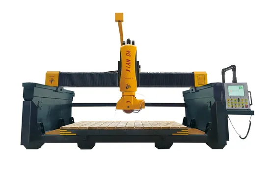 Xianda Machinery 5 Axis Bridge Cutting Machine for Marble Granite Quartz Kitchen Countertop