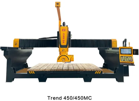 5 Axis CNC Bridge Saw – Smart Stone Cutter with Router Spindle