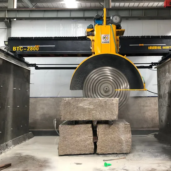 Automatic Multi Blade Bridge Saw PLC Block Cutting Machine for Granite Marble Quarry Stone