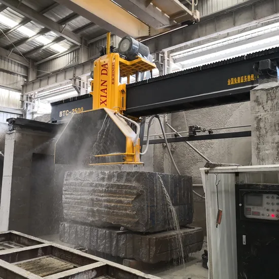 Industrial Multi Bridge Saw Block Cutting Machine with PLC for Granite Marble Block Cutting