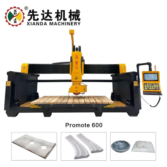 Ddx System Automatic Program Software Stone Cutting 5 Axis CNC Bridge Saw Machine for Marble, Kitchen Countertop Making in Europe