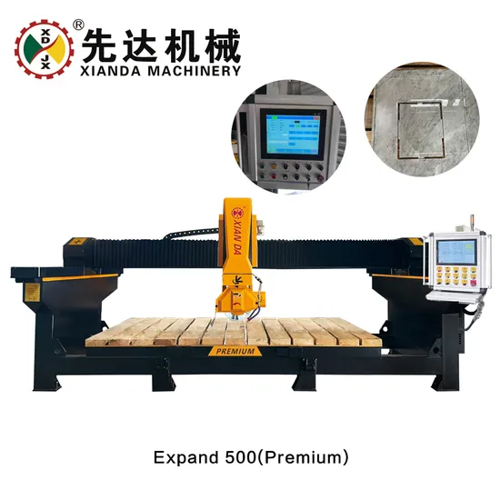4 Axis CNC Stone Machinery Engraving Router Bridge Saw Cutting Machine Laser Tile Cutter for Countertop Sink