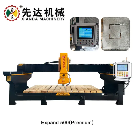 Advanced 4 Axis CNC Stone Bridge Saw Granite and Marble Cutting Machine