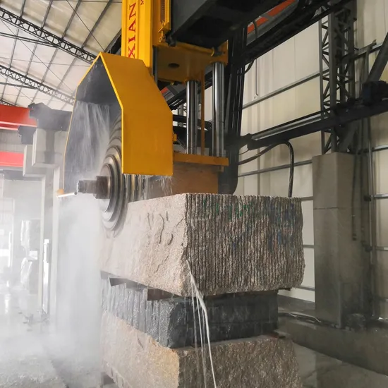 PLC Multi Head Bridge Saw Stone Block Cutting Machine