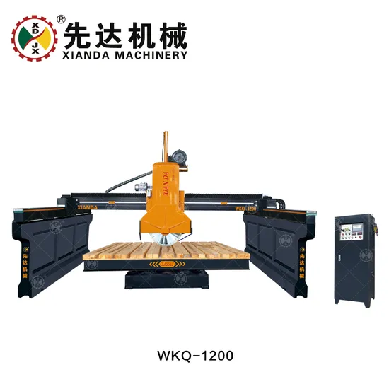 Xianda Stone Machinery Wkq-1200 Medium-Sized Single Blade Bridge Cutter Saw Thick Granite Plate Cutter in Saudi Arabia, Portugal, Tü Rkiye