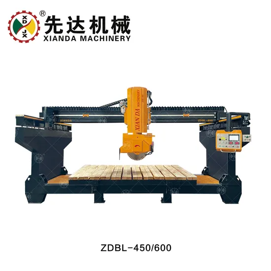 Xianda Machinery Factory Price Integrated Infrared Stone Cutting Machine, Suitable for Processing and Chamfering High-Value Granite and Marble Slabs