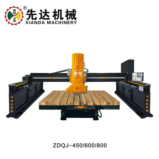 Xianda Low Price Laser Stone Granite Mono Bridge Saw Stone Cutting Sawing Machinery Infrared Stone Cutter