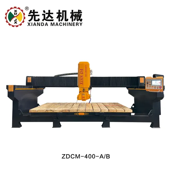 Monoblock Bridge Stone Cutting Machine Machinery Automatic CNC Router Bridge Saw Marble