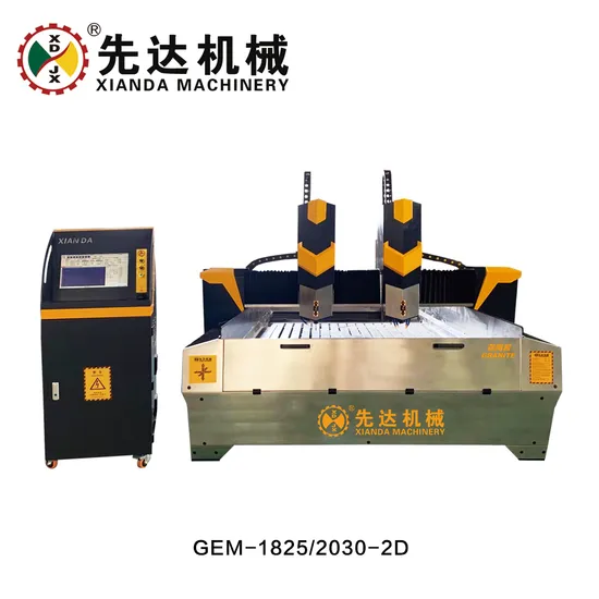 Planar Stone Carving Machine Granite Marble Sink Hole Cutting Polishing CNC Router