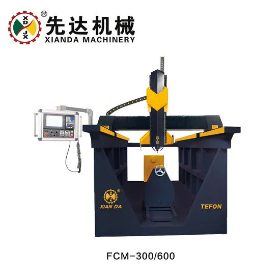 4 Axis Industrial CNC Stone Router Mill /3D Carving Engraving Machine / Column Carving Machine/Xianda