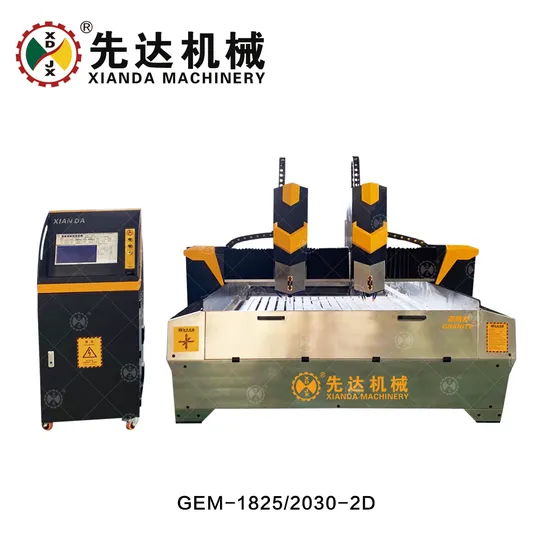Planar Stone Carving Machine /Granite and Marble Cutter Machine /Gem-1625/1825/2030-2D