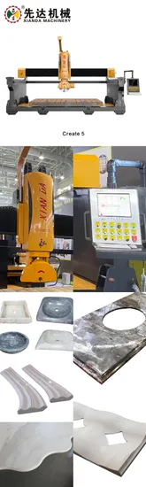 Xianda 5axis Bridge Cutting Machine with Multi-Function