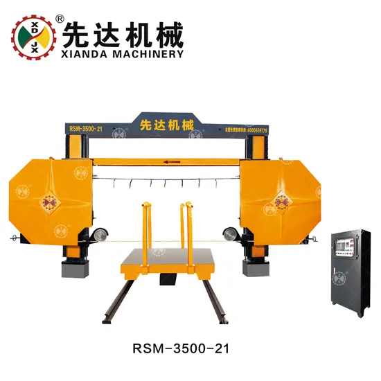 Xianda Diamond Wire Saw Machine Block Dividing Machine for Cutting Marble&Granite Slicing