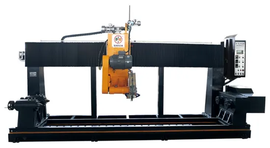 Industrial CNC Solid Column / Pillar Router — Marble & Granite Processing