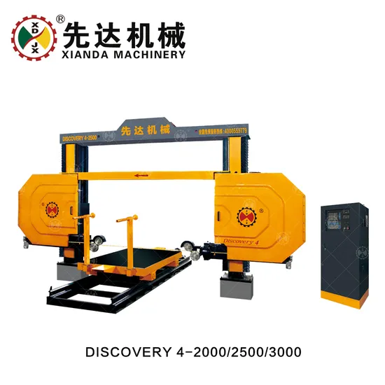 Xianda Machinery CNC Diamond Wire Saw Machine 360degree Rotary Trolley for Marble Granite