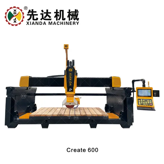 5 Axis Bridge High Effeciency Cutting Machine for Marble Granite Processing