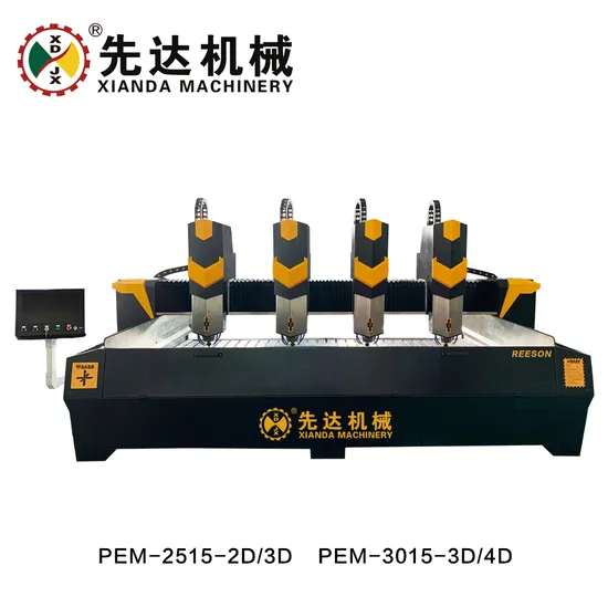 Xianda Stone Carving Maachine for Engraving Granite Marble Router Manufacturer
