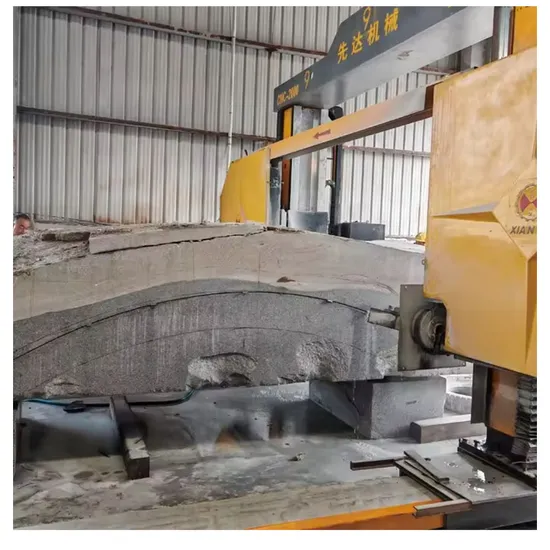 PLC-Controlled Diamond Wire Saw with Optional Flat-Cutting for Stone Blocks Equipment