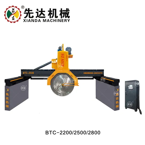 Block Granite Marble Cutting Bridge Machine