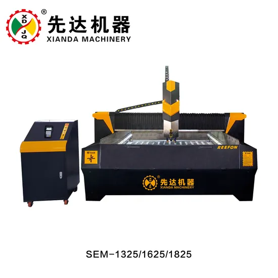 CNC Marble Granite Stone Carving Machine One Spindle Router Machine for Engraving Granite Marble (REEFON) Sem-1325/1625/1825