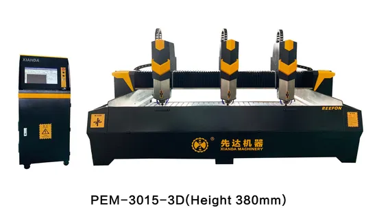CNC 3 Axis Planar Stone Carving Machine for Engraving Marble Granite Stone
