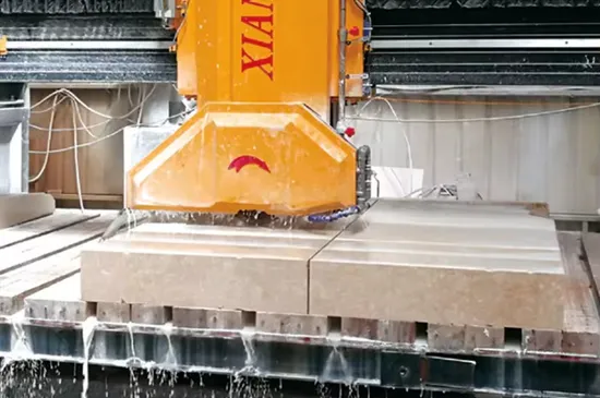 Xianda Zdqj-450 Laser Bridge Saw Tiletable Type Marble Stone Cutting Machine