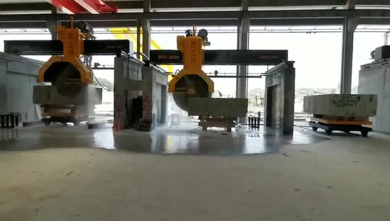 Xianda Hydraulic Lifting Automatic Slicing Marble Block Bridge Cutting Machine