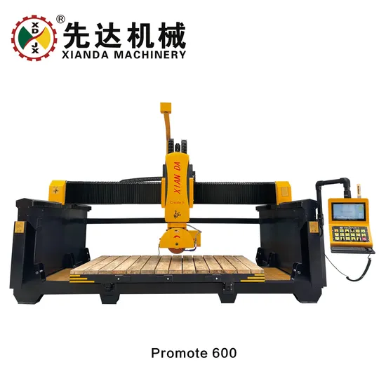 Italy Software 5 Axis CNC Granite Marble Tile Cutter Stone Cutting and Sink Cutting Millling Engraving Bridge Saw Machine in America