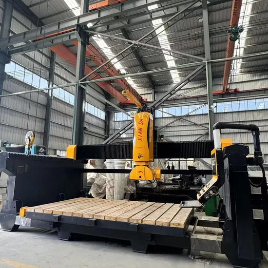 Multifunctional 5 Axis CNC Bridge Saw for Granite Marble Stone Fabrication