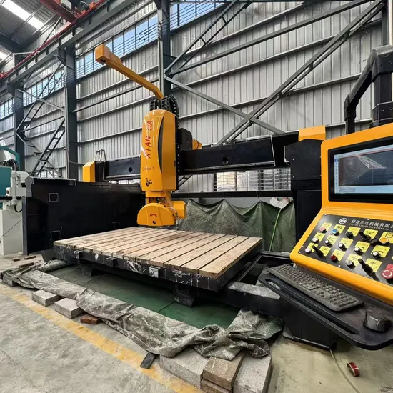 5 Axis CNC Granite Marble Bridge Saw Machine Stone Processing Equipment
