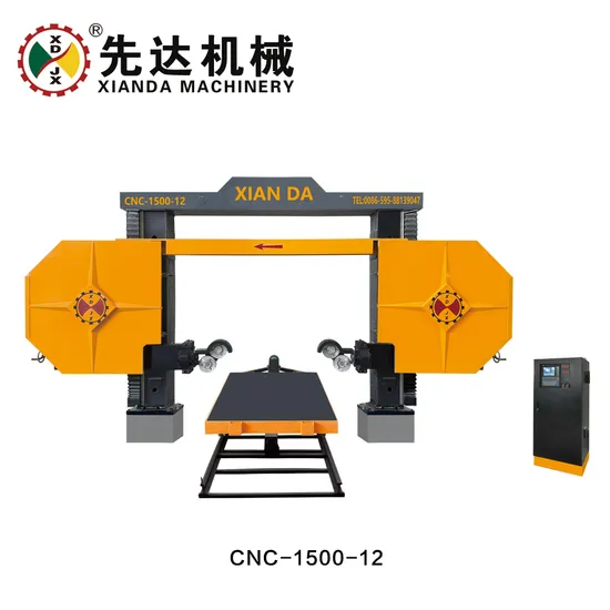 Xianda CNC Small Powerful Single Line Saw Stone Machine, Used for Special Shaping of Marble and Granite