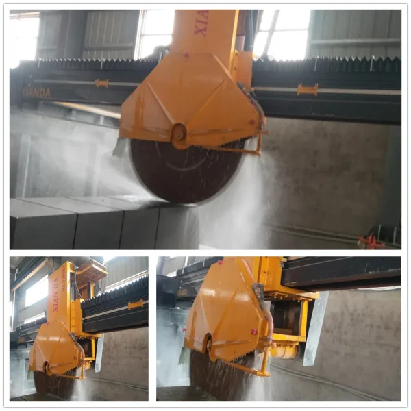 Middle Size Bridge Saw Sandstone Granite Block Cutting Machine