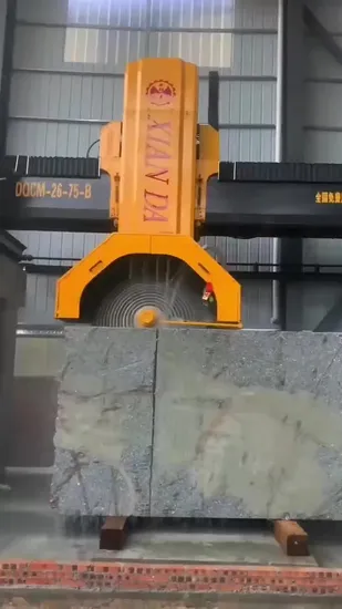 Xianda Stone Cutting Machine Dual Drive Block Cutting Machine Specially for Cutting Granite Block
