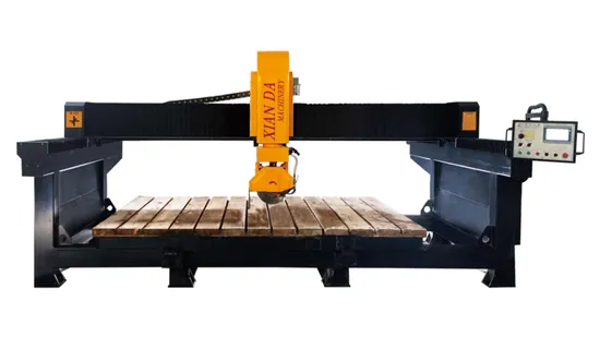 Stone Machinery Infrared Bridge Saw Laser Stone Tile Cutter CNC Cutting Machine for Marble, Granite, Quartz Kitchen Countertop Making