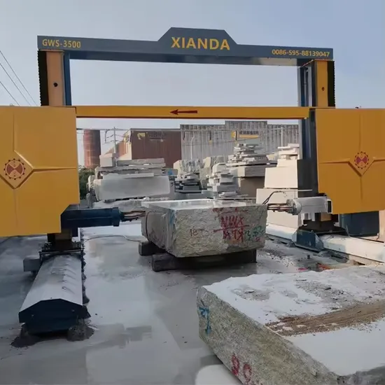 PLC-Controlled Diamond Wire Saw with Optional Flat-Cutting for Stone Blocks Equipment
