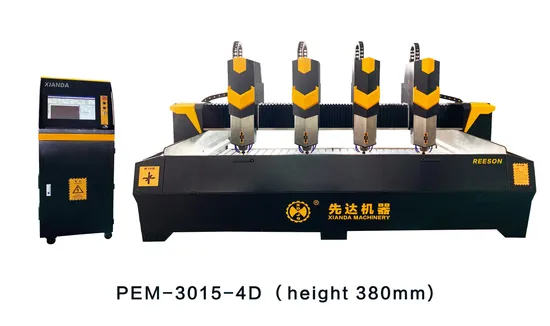 CNC 3 Axis Planar Stone Carving Machine for Engraving Marble Granite Stone