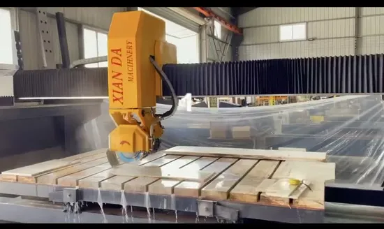 Monoblock Bridge Cutting Machine for Marble and Sintered Stone Thin Slab Cutting Machine Xianda